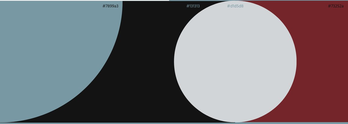 The Emergence Room colour palette